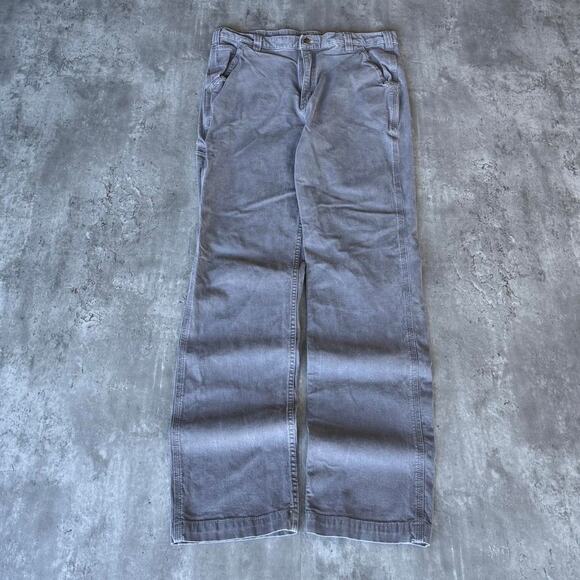 Vintage Y2K Carhartt Wolf Grey Technical Carpenter Pants - Picture 2 of 4
